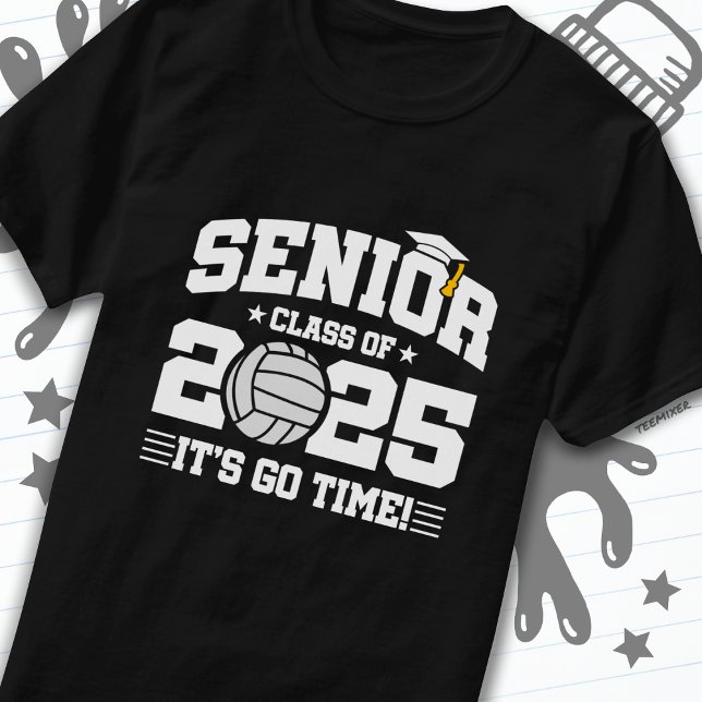 Camiseta Equipo de voleibol Clase 2025 Graduación Senior 20 (Subido por el creador)