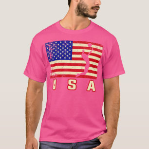 Camiseta Equipo de voleibol de playa de la bandera american