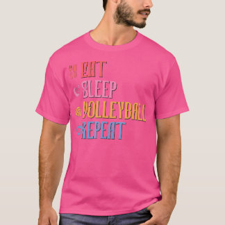 Camiseta Equipo de voleibol de repetición de voleibol de su