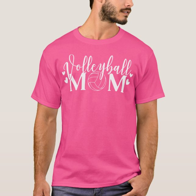 Camiseta Equipo de voleibol de voleibol de mamá (Anverso)