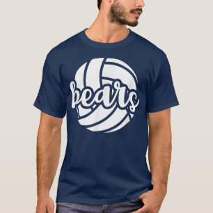 Camiseta Equipo de voleibol Mascot School Spirit Game Da