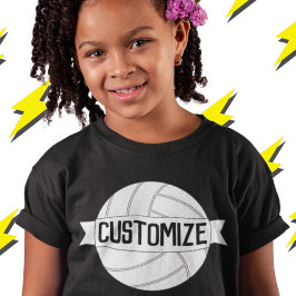 Camiseta Equipo de voleibol Personalizado, jugador y número