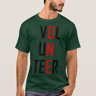Camiseta Equipo de voluntariado único