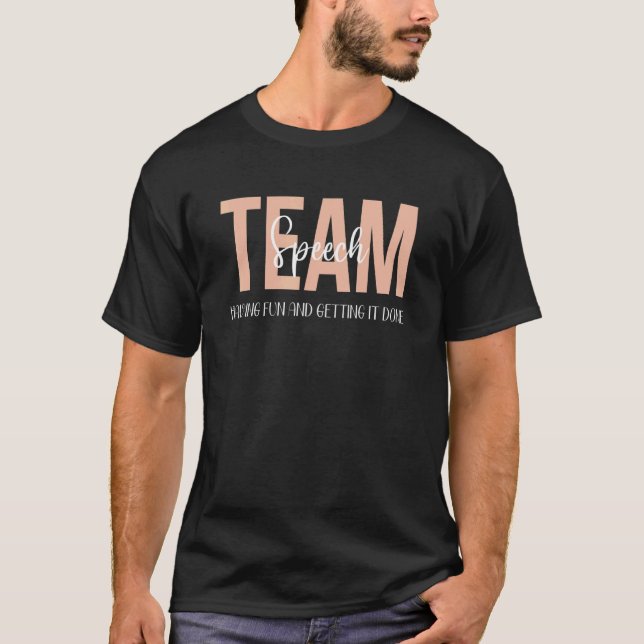 Camiseta Equipo De Voz Para Terapia De La Confrontación (Anverso)