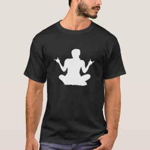 Camiseta Equipo de yoga Lotus Pose con Metalizado regalo de