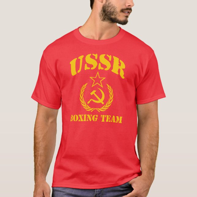 Camiseta Equipo del boxeo de URSS (Anverso)