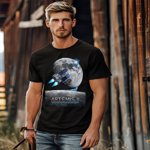 Camiseta Equipo del Cohete Galaxy de la Misión Lunar Artemi
