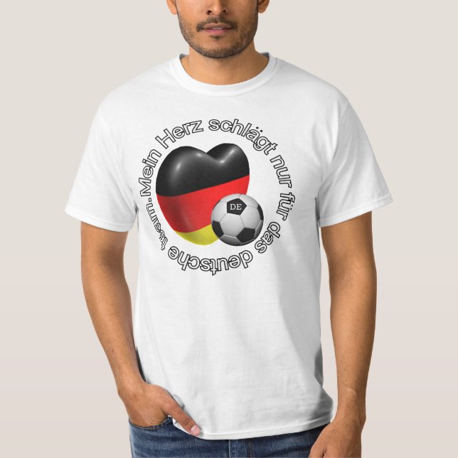 Camiseta Equipo del deutsche del das de la piel del nur del (Anverso)