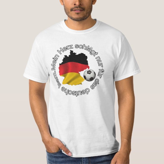 Camiseta Equipo del deutsche del das de la piel del nur del (Anverso)