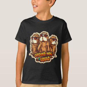 Camiseta Equipo del Día de la Marmota Divertido Primavera F