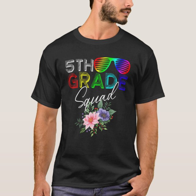 Camiseta Equipo del Escuadrón de 5º Grado de Guay de vuelta (Anverso)