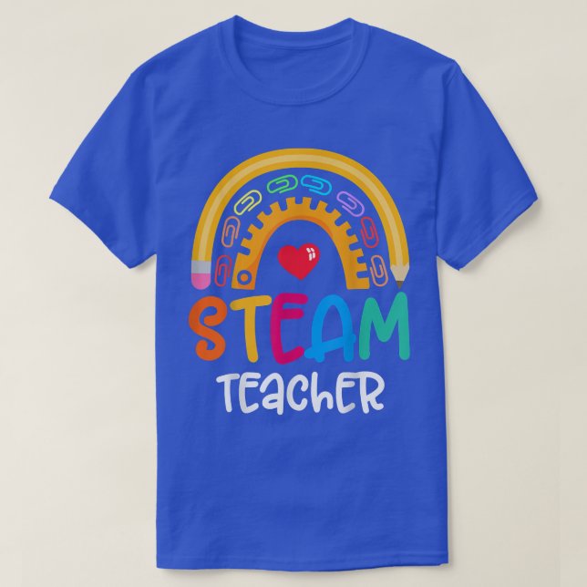 Camiseta Equipo del Escuadrón de profesores STEAM de vuelta (Diseño del anverso)