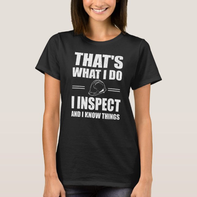 Camiseta Equipo del Inspector de Construcción (Anverso)