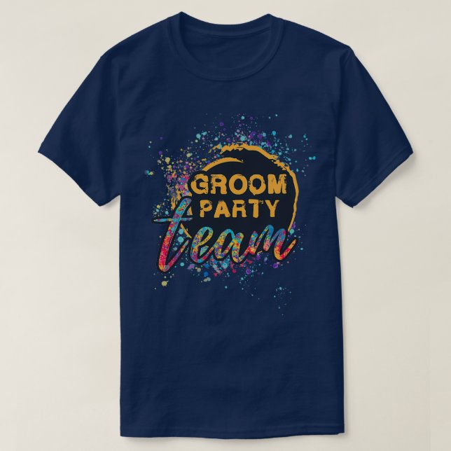 Camiseta Equipo del novio (Diseño del anverso)