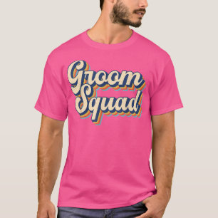 Camiseta Equipo del Novio Boda Soltero Equipo de Fiesta Ret