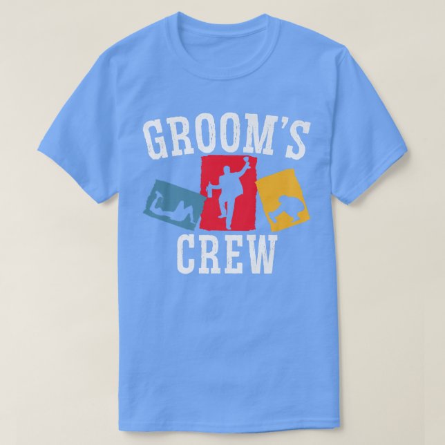 Camiseta Equipo del novio Groom Squad Despedida de soltero  (Diseño del anverso)