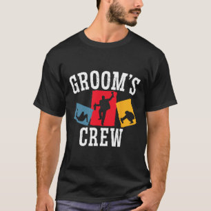 Camiseta Equipo del Novio Grupo del Novio Noche de Soltero