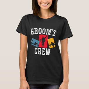 Camiseta Equipo del Novio Grupo del Novio Noche de Soltero 