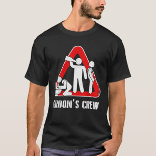 Camiseta Equipo del Novio Novio Amigos del Novio Divertido