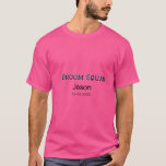 Camiseta Equipo del novio padrino despedida de soltera agre<br><div class="desc">diseño</div>