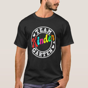 Camiseta Equipo del primer día de clases maestro de jardín