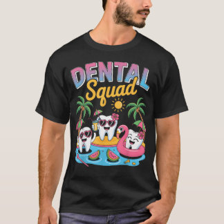 Camiseta Equipo Dental Divertido Verano Dentista