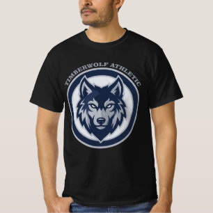 Camiseta Equipo Deportivo Cresta Atlética Lobo Gris