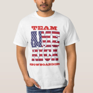 Camiseta Equipo deportivo de invierno americano