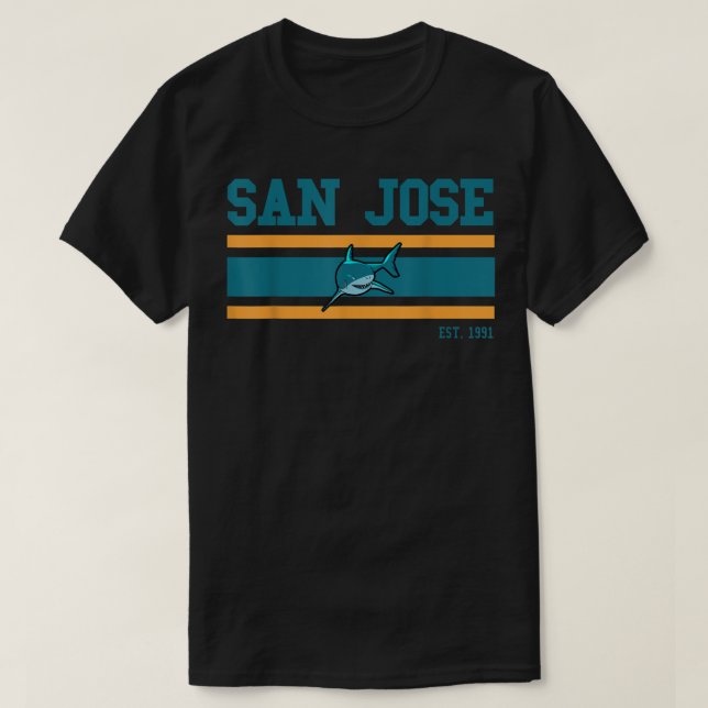 Camiseta Equipo Deportivo de San José Est 1991 Novedad Atlé (Diseño del anverso)