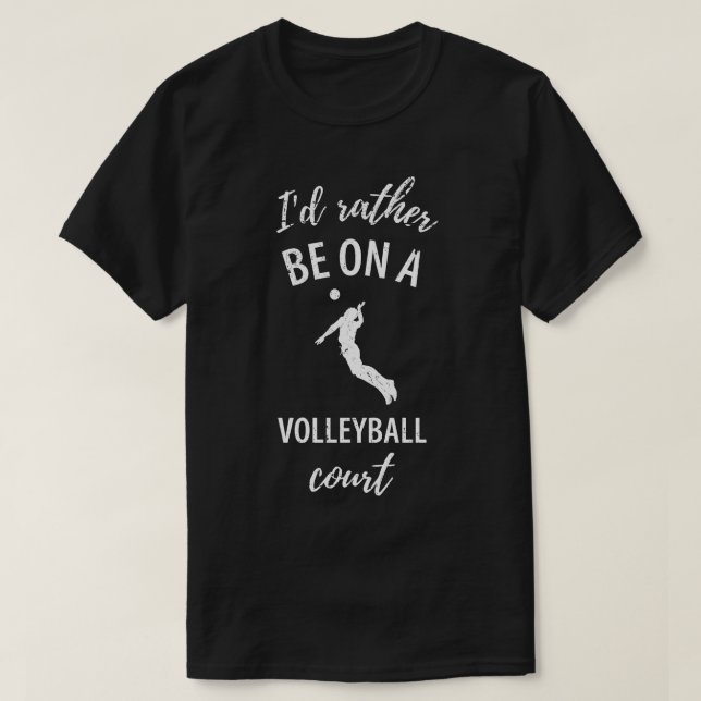 Camiseta Equipo deportivo de voleibol Jugar regalo 6 (Diseño del anverso)