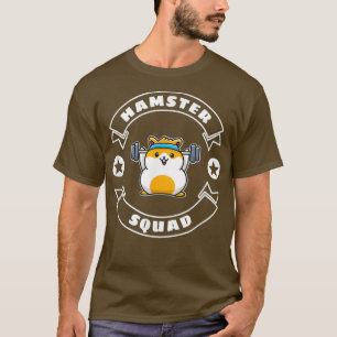 Camiseta Equipo deportivo Hamster Squad Gym