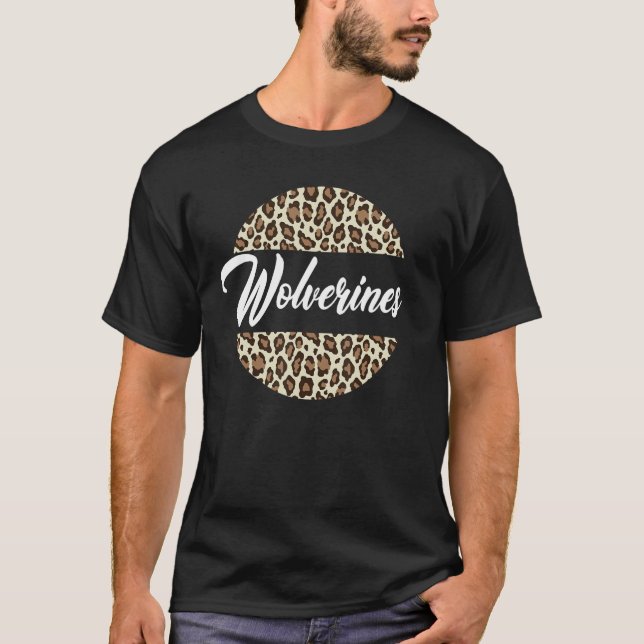 Camiseta Equipo deportivo masculino masculino Wolverines Hi (Anverso)