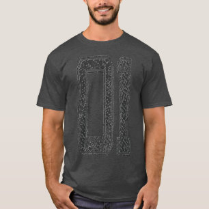 Camiseta Equipo deportivo número 01Año 2001Medianoche Negro