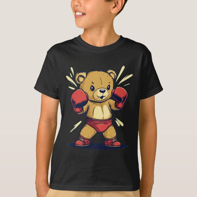 Camiseta Equipo Deportivo Para Amantes Y Guantes De Boxeo (Anverso)