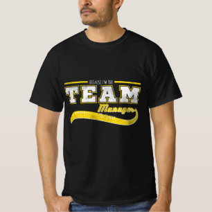 Camiseta Equipo deportivo porque soy el jefe de equipo