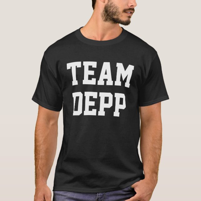 CAMISETA "EQUIPO DEPP" (DE DOBLE CARA) (Anverso)