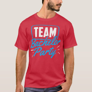 Camiseta Equipo Despedida de Soltero Novia Novio