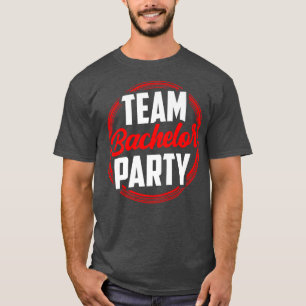 Camiseta Equipo Despedida de Soltero Novia Novio