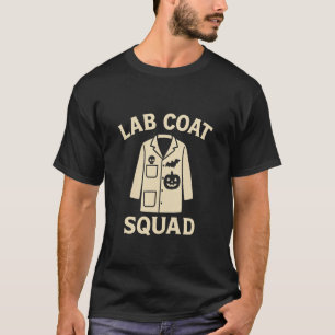 Camiseta Equipo divertido de bata de laboratorio de Hallowe
