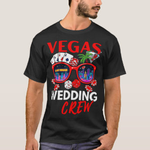 Camiseta Equipo divertido de boda en vegas 2026 despedida d