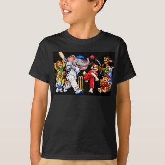 Camiseta equipo divertido de críquet de animales - elefante