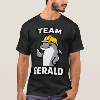 Camiseta Equipo Divertido de Delfín Genial