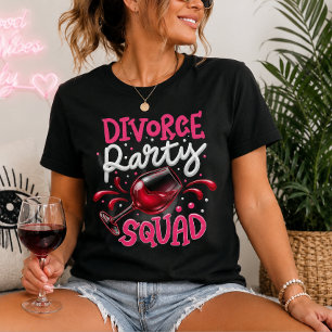 Camiseta Equipo divertido de fiesta de divorcio Celebración