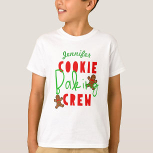 Camiseta Equipo Divertido de Hornear Galletas para Cocina N