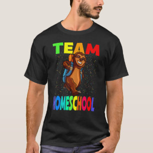 Camiseta Equipo Divertido Homeschool De Regreso A La Escuel