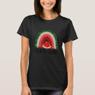 Camiseta Equipo docente de Chicas de la sandía Arcoiris de 