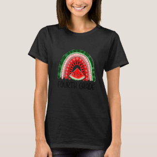 Camiseta Equipo docente de Chicas de la sandía Arcoiris de 