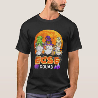 Camiseta Equipo ECSE de Halloween ECSE Profesor Gnome Combi