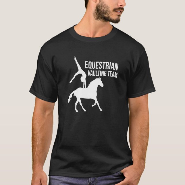 Camiseta Equipo ecuestre de bóveda (Anverso)