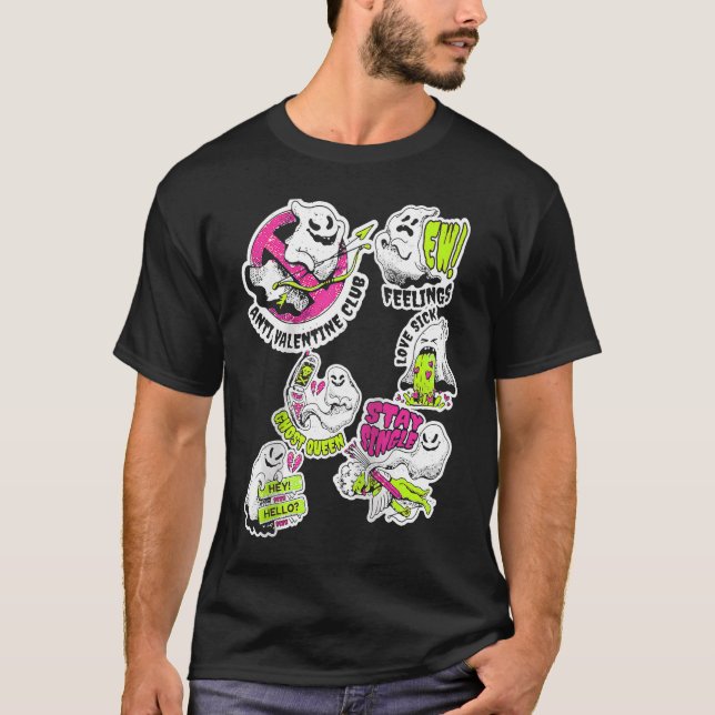 Camiseta Equipo el día de San Valentín Ghosting Singles Ant (Anverso)